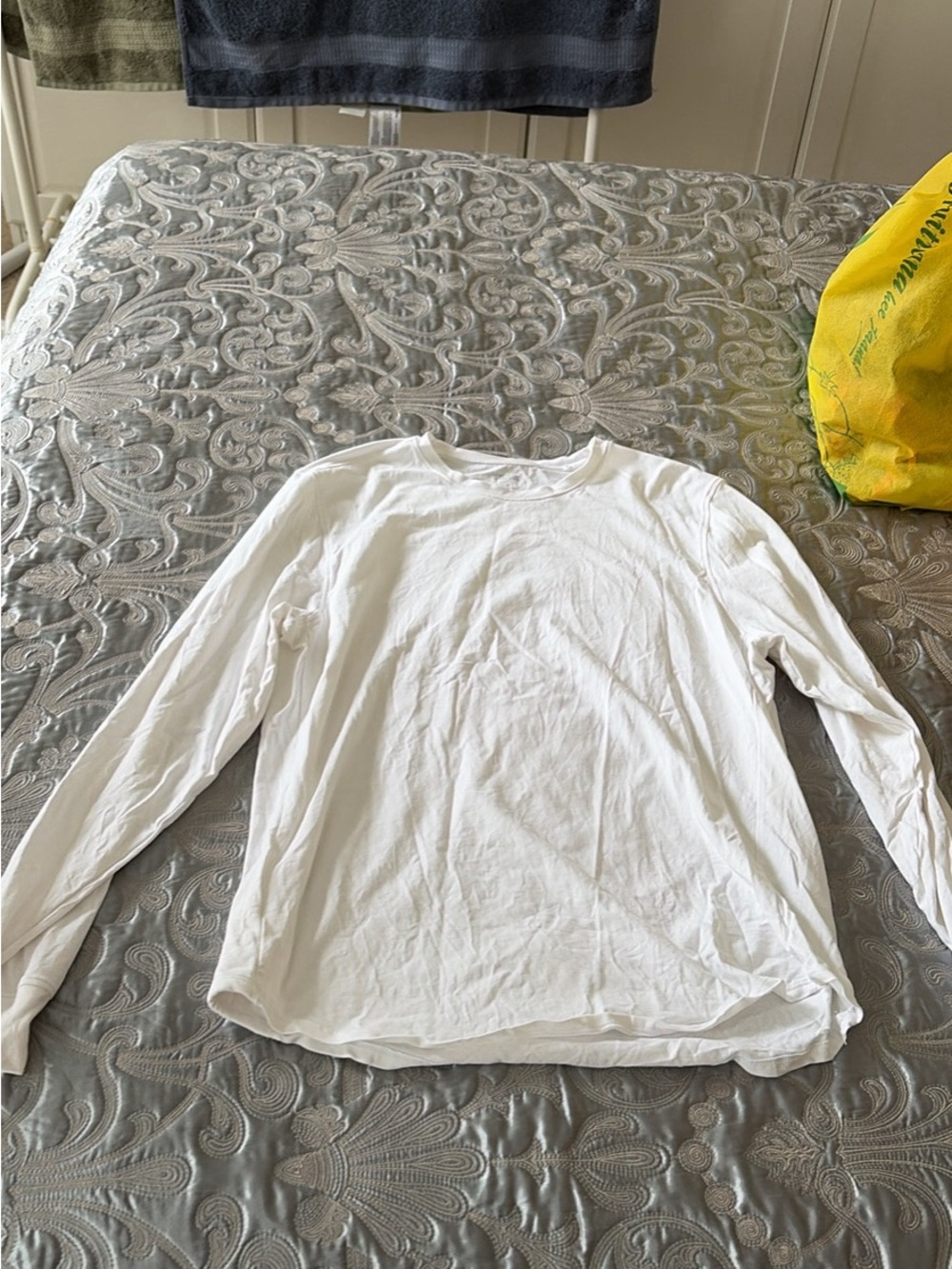 Orchard & Broome white long sleeve shirt